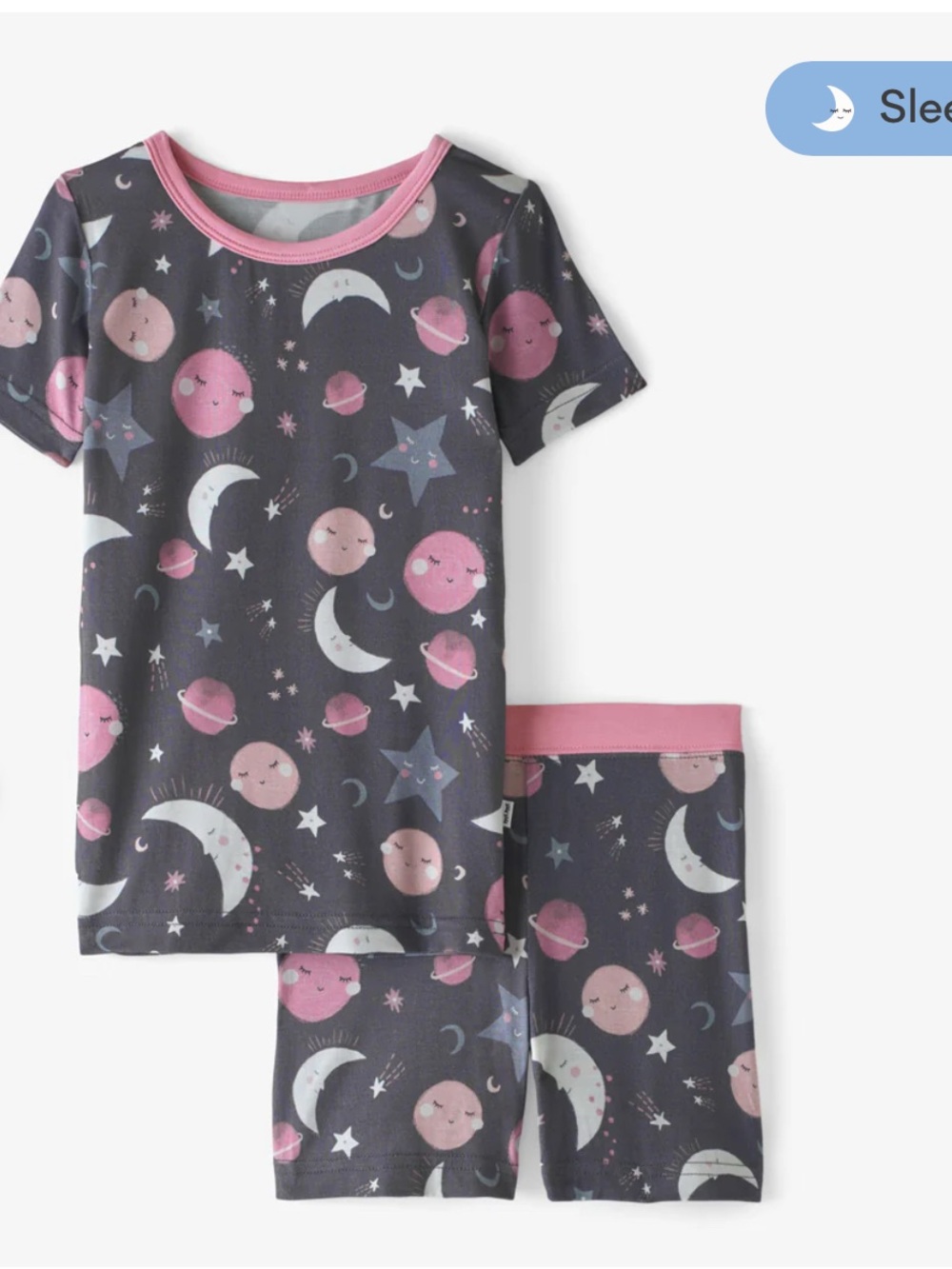 Little Sleepies To The Moon & Back Two-Piece Pajama Set – Size 7/8 – NWT